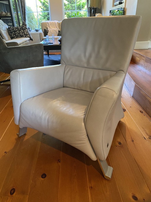 Sillón Rolf Benz 322 – fauteuils, Leather, Aluminium