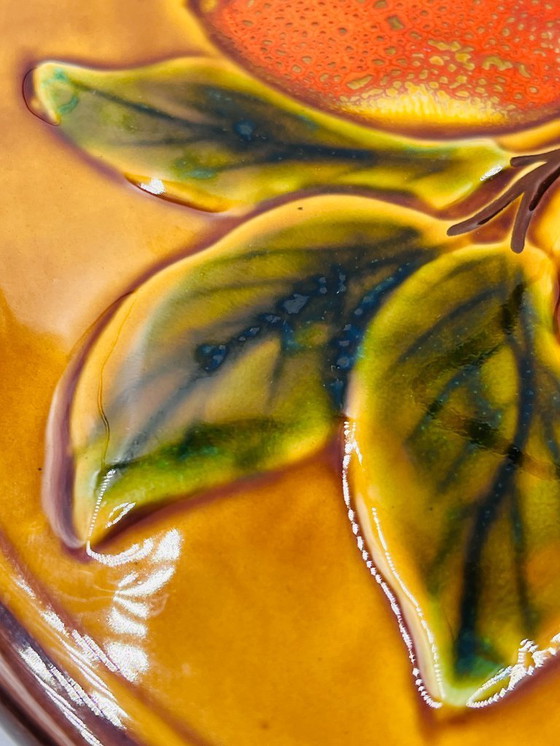 Image 1 of Plateau à Fromage décor fruit Vallauris