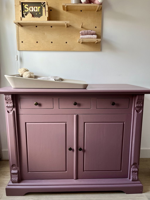 Vintage Dresser in Old Pink Color