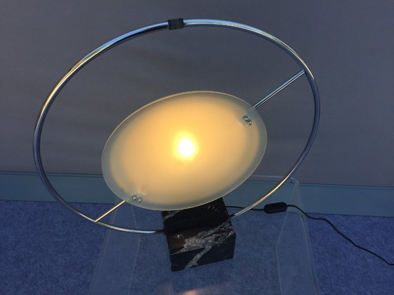 Image 1 of LUCIEN GAU LAMPE SATURNE VINTAGE