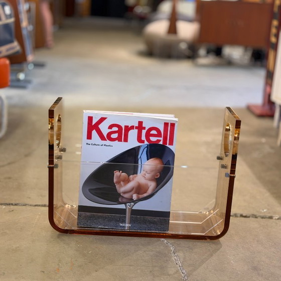 Image 1 of Portariviste in plexiglass Michel Dumas per Roche Bobois - Vintage - Space Age