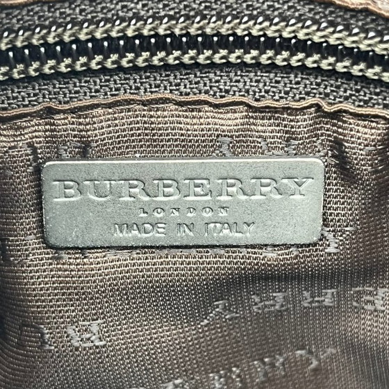 Image 1 of Sac à main Mini Boston Burberry en PVC et cuir à motif Nova Check