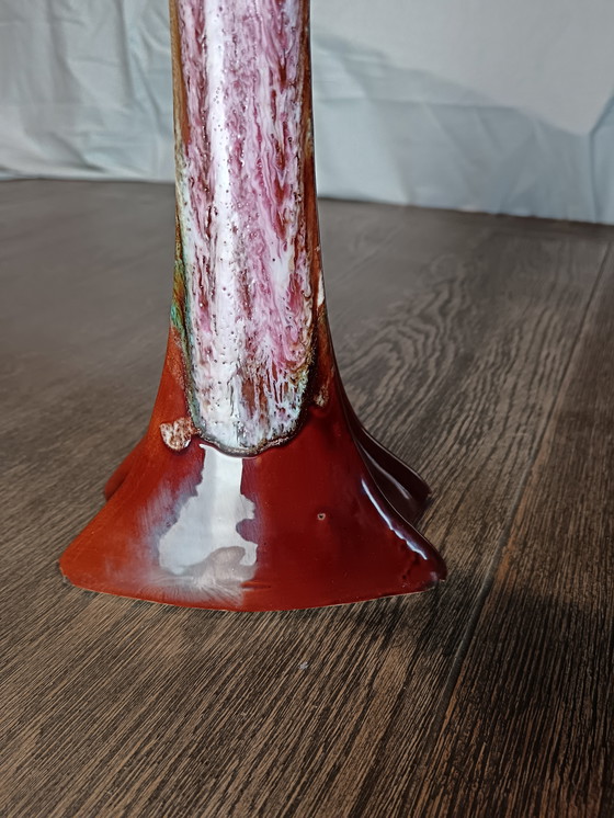 Image 1 of Jarrón de cerámica esmaltada - estilo Vallauris, años 50-70