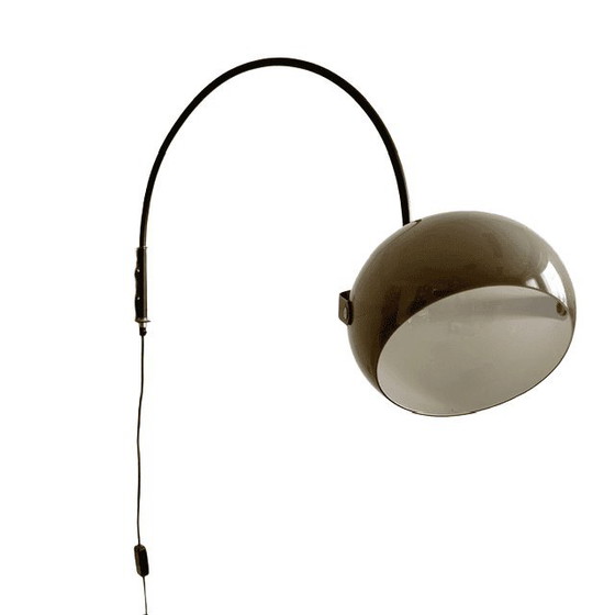 Mid-Century Design Dijkstra Arc Lamp Mushroom Wall Lamp 1970s – Dijkstra Lampen, Wall lights, Metal, Plastic (photo 7 of 12)