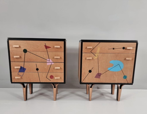 Bedside tables, 1970s, Set of 2