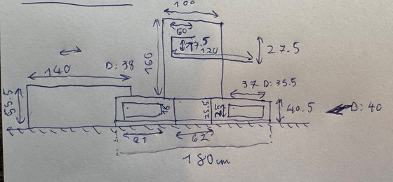 Image 1 of Wooden TV cabinet