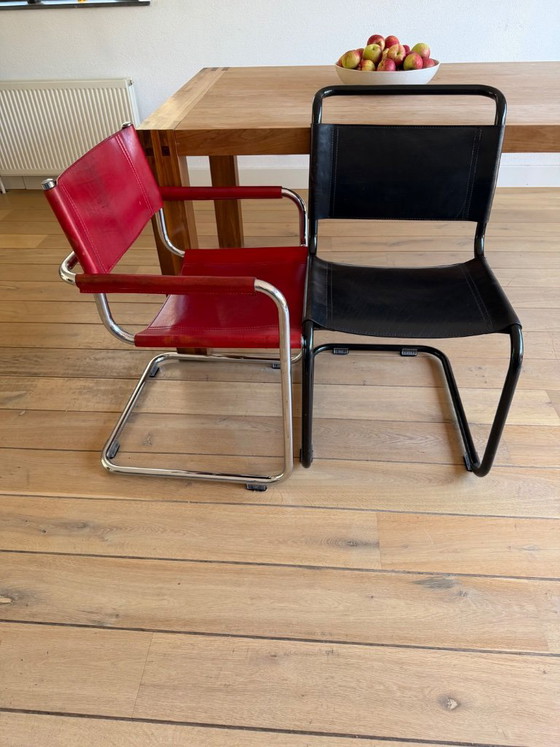 4 Fasem Vintage Chairs – Dining chairs, Leather (photo 6 of 8)