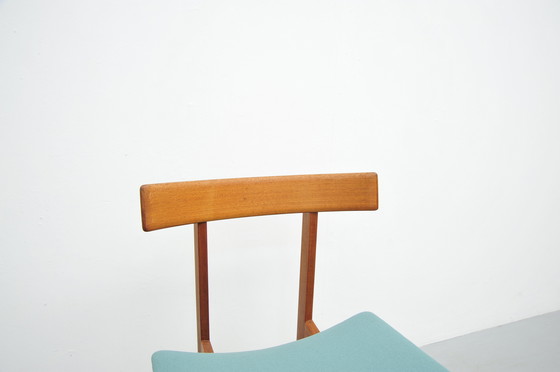 Image 1 of Model 193 teak dining chair by Inger Klingenberg for France & Son (1950s)