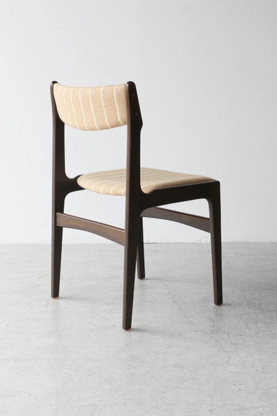 Image 1 of 6x Esszimmerstühle aus Teakholz von Erik Buch für Anderstrup Møbelfabrik, 1960er Jahre