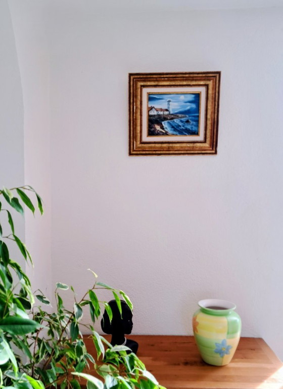 Image 1 of M.WILSON - Lighthouse - Artist's painting