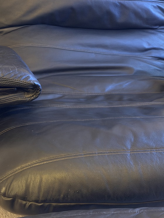 Image 1 of Armchair, ligne roset Marsala black leather