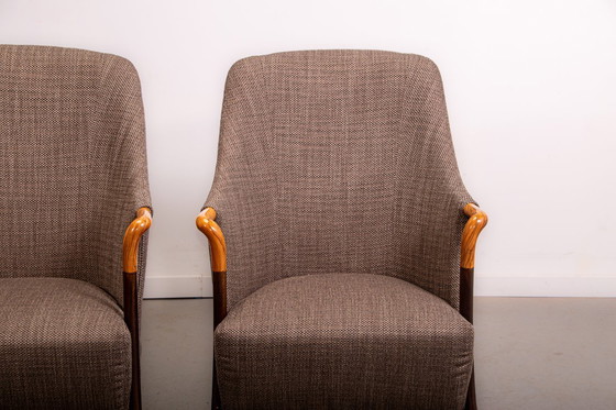 Image 1 of Conjunto de 2 sillones Progetti de Umberto Asnago para Giorgetti