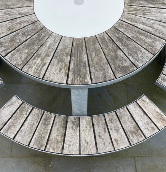 Image 1 of Extremis Pantagruel Picnic - acier et bois dur iroko