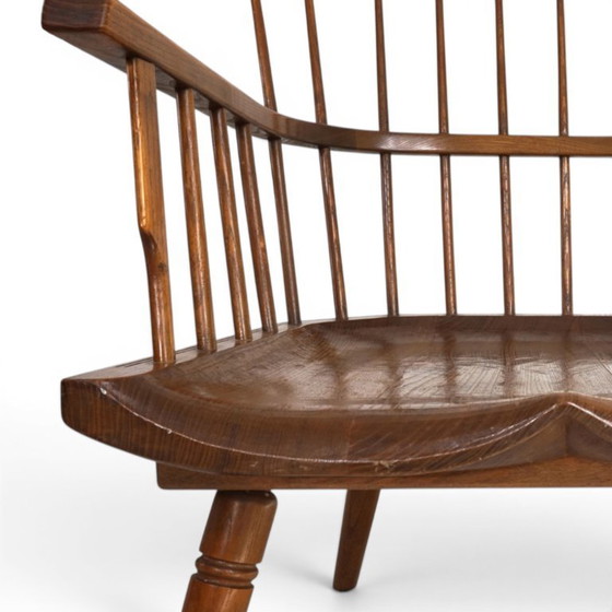 Image 1 of Par de sillones Windsor hechos a mano, Inglaterra, circa 1960.