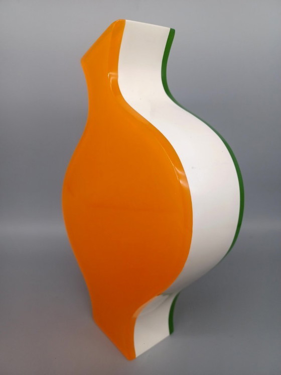 Image 1 of Paire de Vases Post-moderne en Lucite de Villeroy & Boch 1980/90