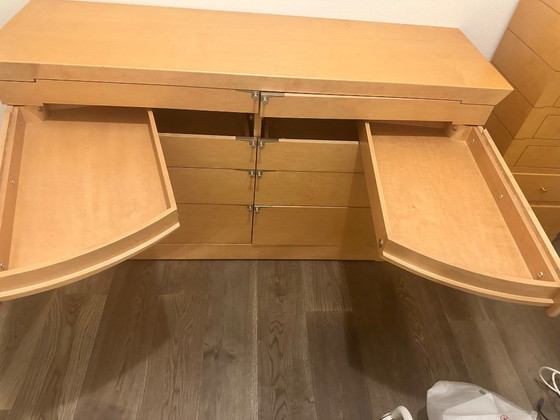 Image 1 of Exclusive Giorgetti cabinets designed by Chi Wing Lo – secretary and chest of drawers