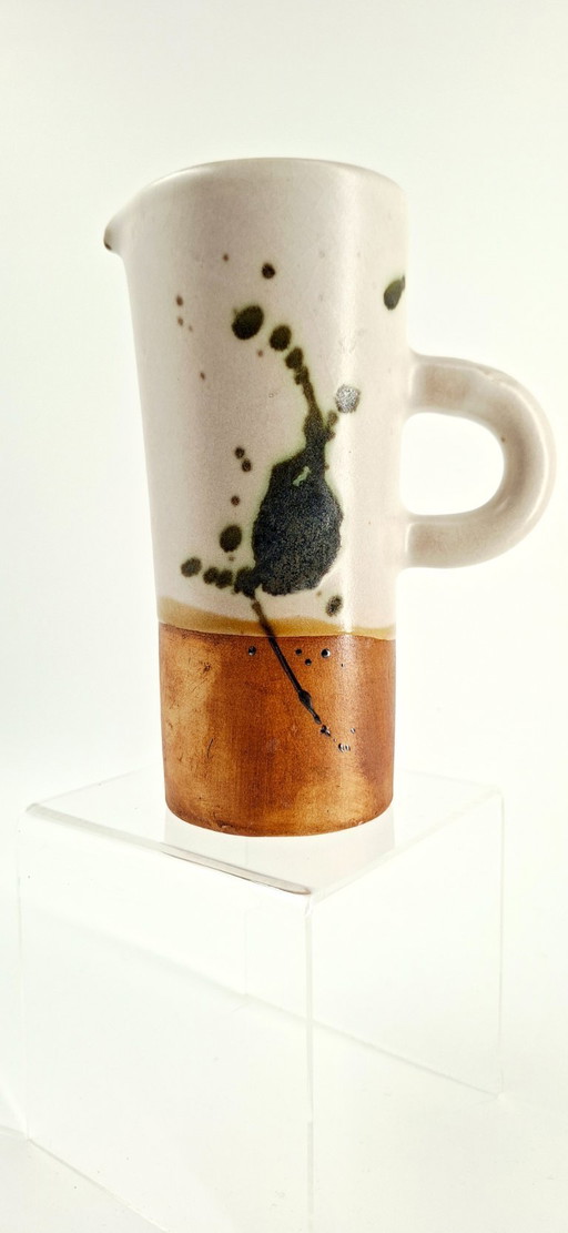 Large stoneware pitcher — La Colombe Pottery, 1970s