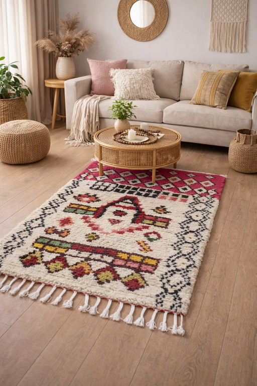 Alfombra bereber hecha a mano