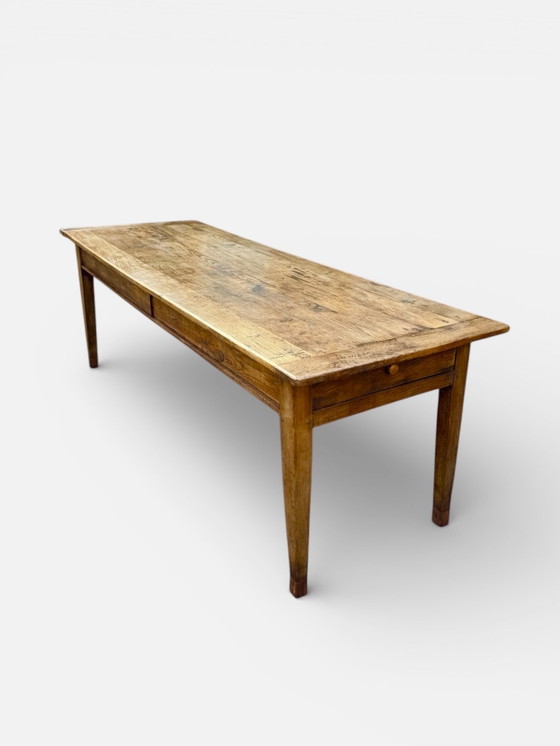 Image 1 of Table de salle à manger française ancienne, 233 cm