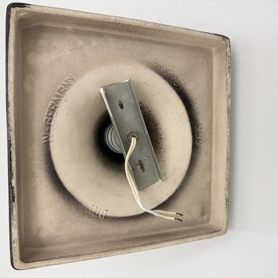 Image 1 of West-Duits Design Keramische Wand-/plafondlamp, jaren 1970