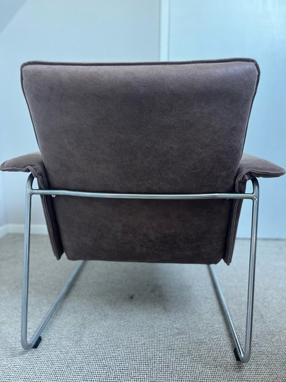 Poltrona marrone dal design vintage – KFF, Poltrone, Metal, Textile (photo 3 of 5)