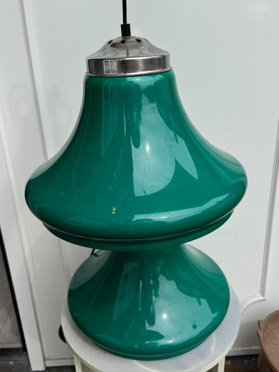 Image 1 of Biljart lampen groen kunststof