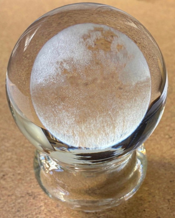 Image 1 of Bola de sulfuro, vidrio transparente, planeta Tierra