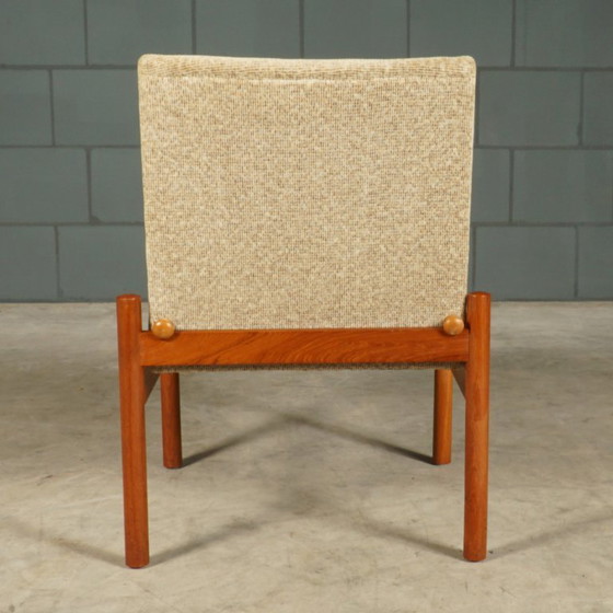 Image 1 of Danish lounge set – two armchairs with small table – 1970s