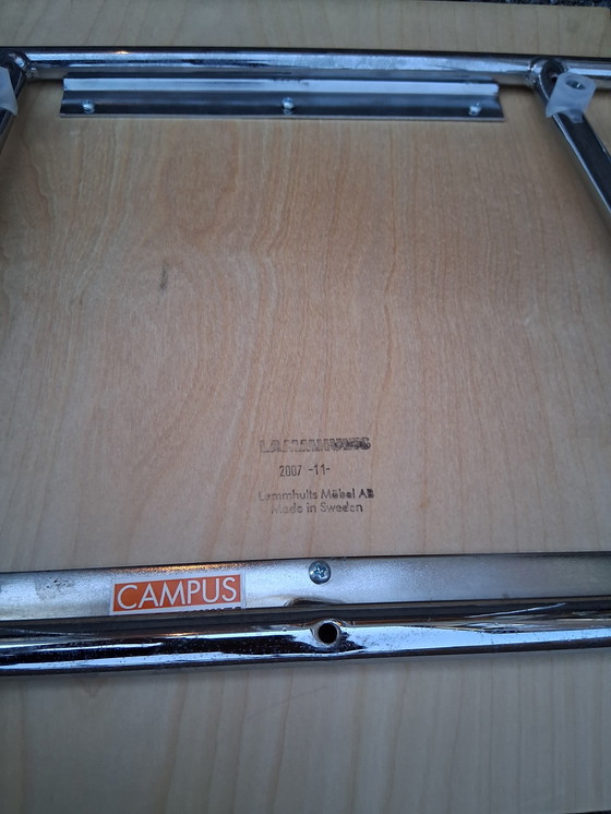 Image 1 of 6 chaises originales du campus Lammhults