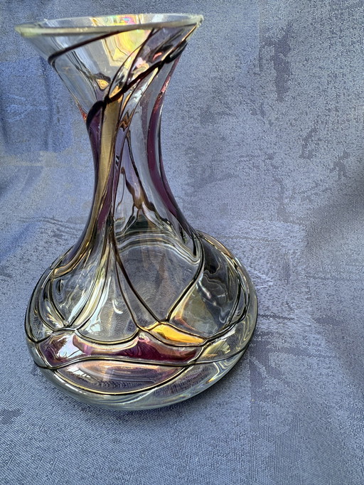 Vase en verre mosaïque K&K Styling