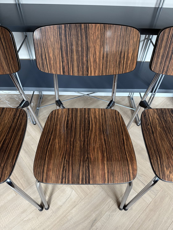 Image 1 of 3 Formica retro chairs (+1 free)
