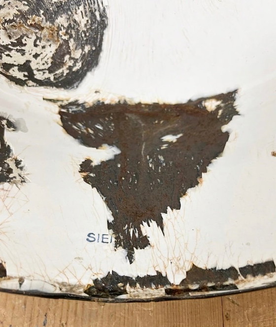 Image 1 of Industriële hanglamp van Siemens met grijze emaille afwerking, jaren 50.