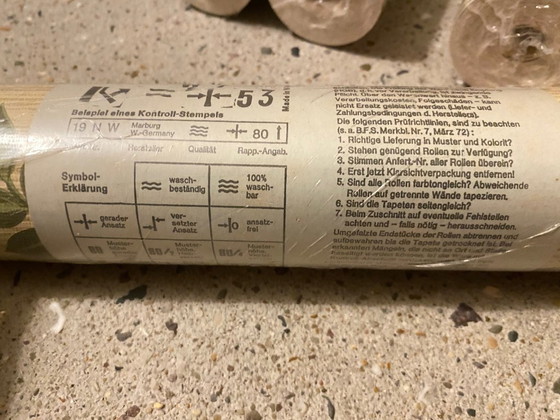 Image 1 of Vintage 70s floral wallpaper – West Germany – Marburg – 5 rolls