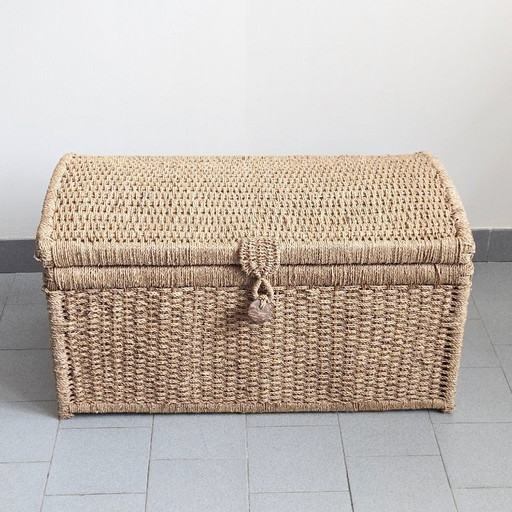 PRACHTIGE VINTAGE TOUWKOFFER UIT 1960 VAN DLG AUDOUX MINET JAREN 60