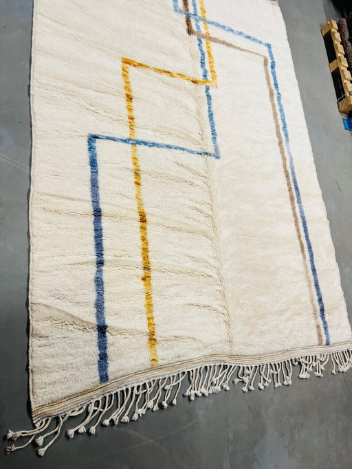 Magnifico tappeto in lana lavorato a mano, 250 cm x 150 cm