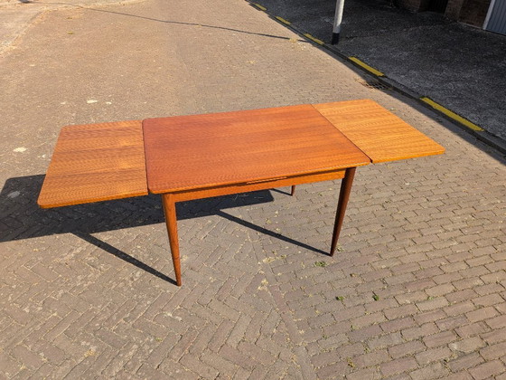 Image 1 of Vintage Danish Teak Dining Table – Extendable – 1960s Mid-Century