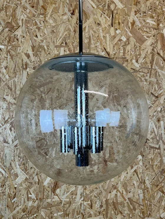 Image 1 of Lampada da soffitto XXL anni &#39;60 e &#39;70 Limburg &quot;Globe&quot; lampada a sfera design anni &#39;60
