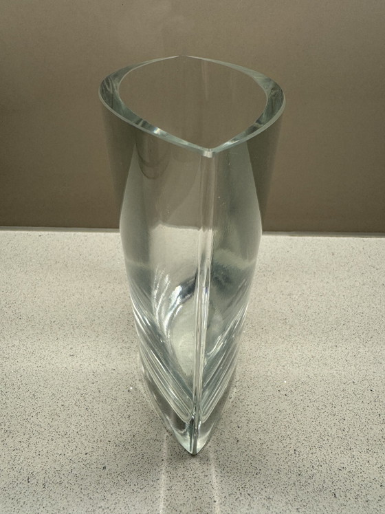 Image 1 of Heavy Krosno vase, 18cm height