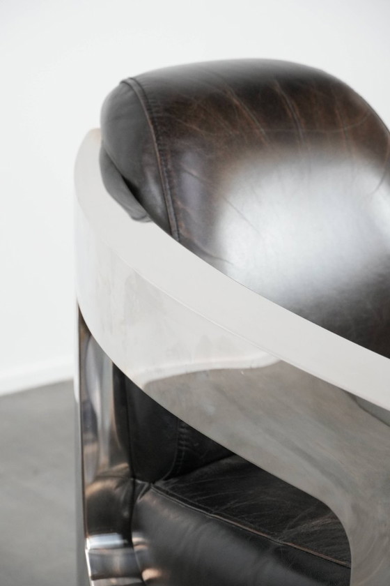 Image 1 of Design Aviator Sessel mit Aluminiumrahmen