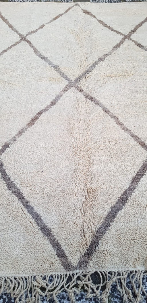 Handgeknoopt Berber kleed wol 291x202cm