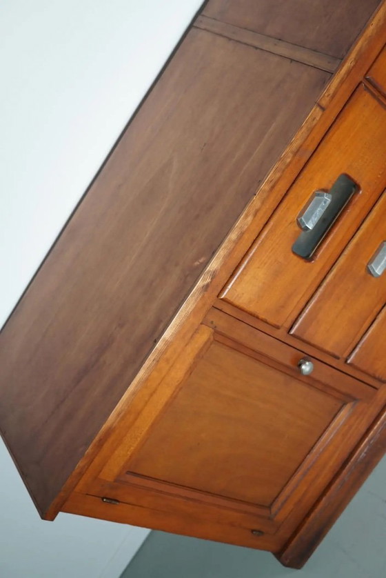 Image 1 of Grande mobiletto da merceria/negozio vintage in pino francese, anni '50