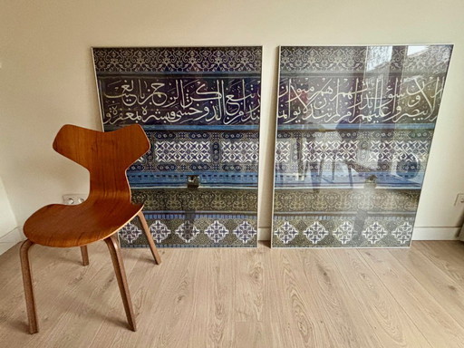 Tweeluik tegelmozaïek