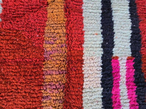 Marokkaans ecru vloerkleed met kleurrijke patronen 250cmx150cm – Vloerkleden en tapijten, Wool, Bohemian (photo 6 of 10)