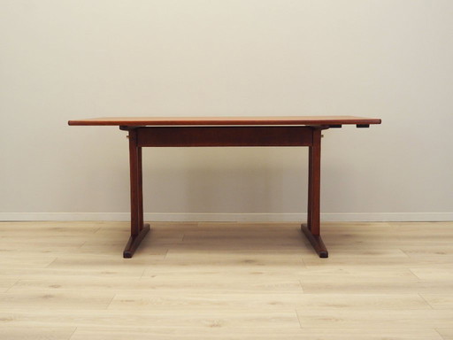 Table en teck, design danois, années 1960, designer : Børge Mogensen