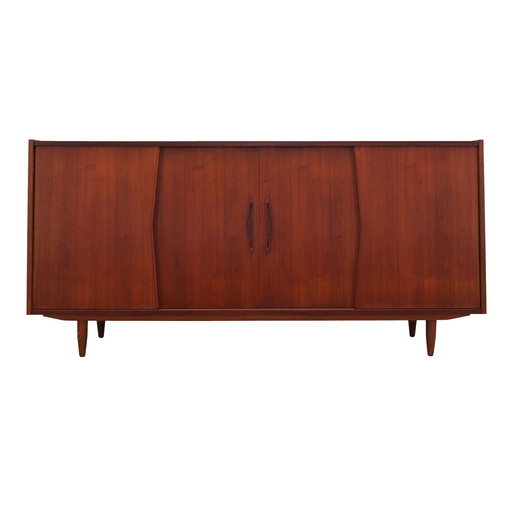 Credenza in teak, design danese, anni '70, produzione: Danimarca