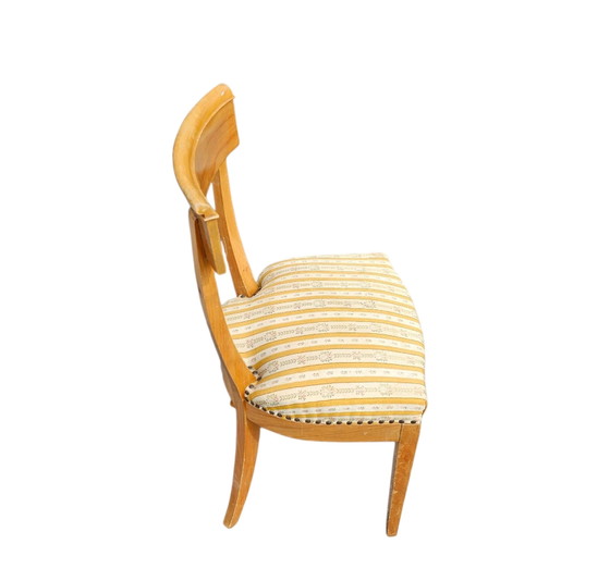 Sedie Biedermeier in Legno di Ciliegio Abbinate, Set Tavolino, Consolle a Treppiede – Set da pranzo (photo 11 of 24)