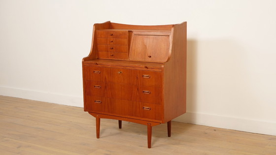 Image 1 of Secretaire vintage | danois | teck | avec miroir