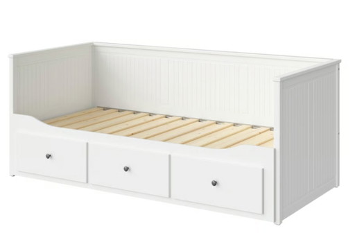 Canapé-lit gigogne Hemnes avec matelas à ressorts ensachés pour lit double