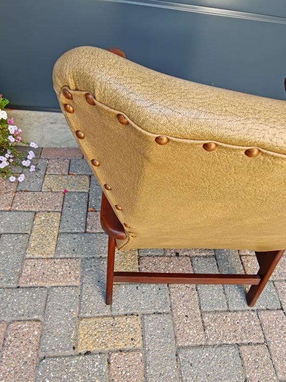 Louis Van Teefelen Webe Fauteuil Vintage Fauteuil Lounge à Oreilles – Louis van Teeffelen, Skai (photo 10 of 12)