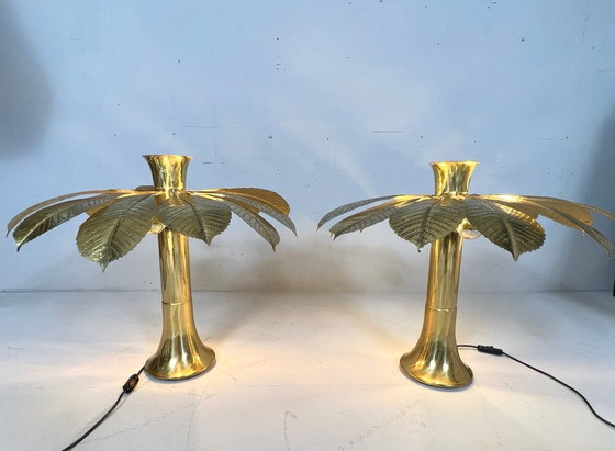 Image 1 of 2 lampes sculpturales/de table de Carlo Giorgi pour Bottega Gadda, modèle : Ippocastano, Italie, années 1970.